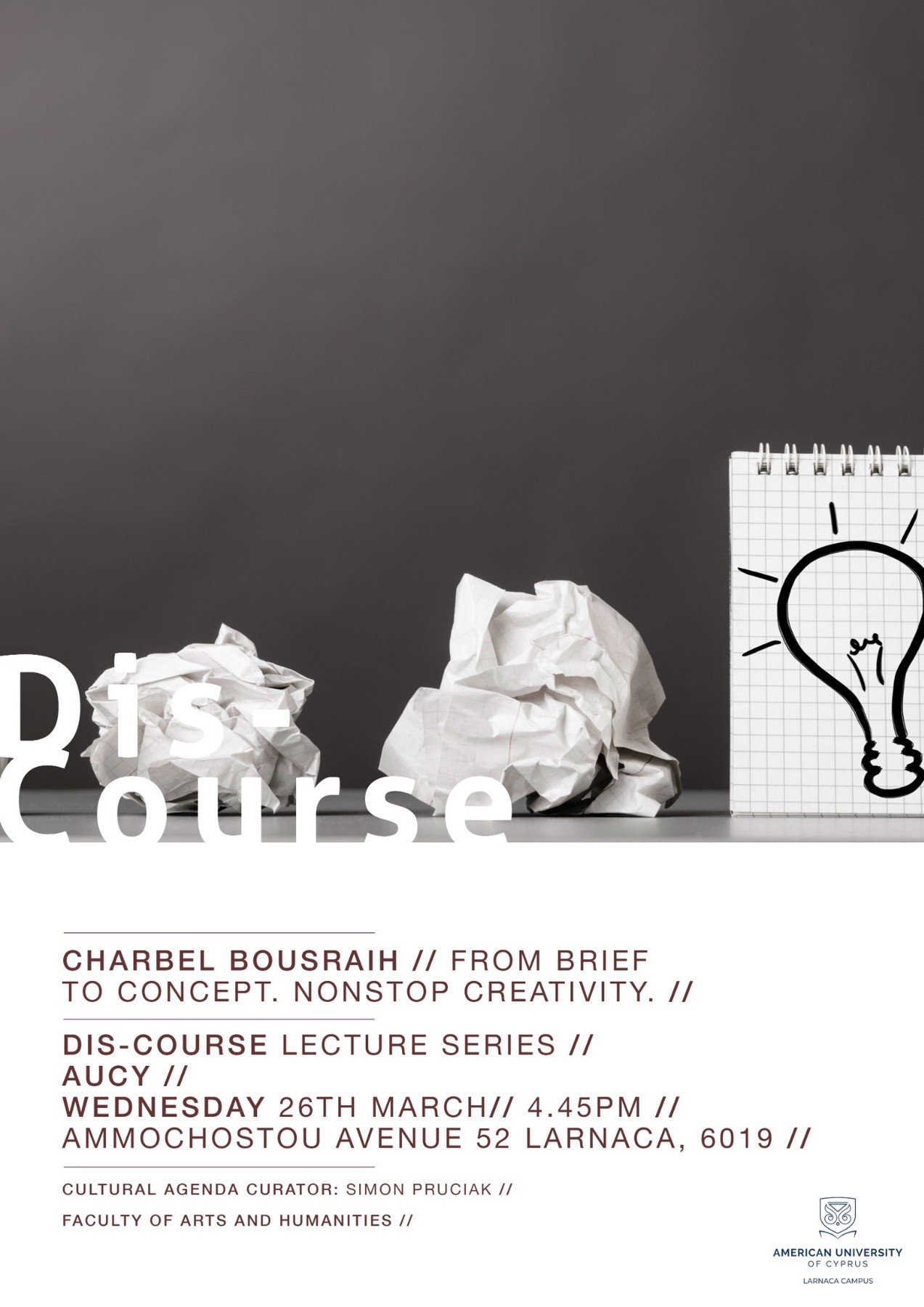 Charbel Bousraih — original event material